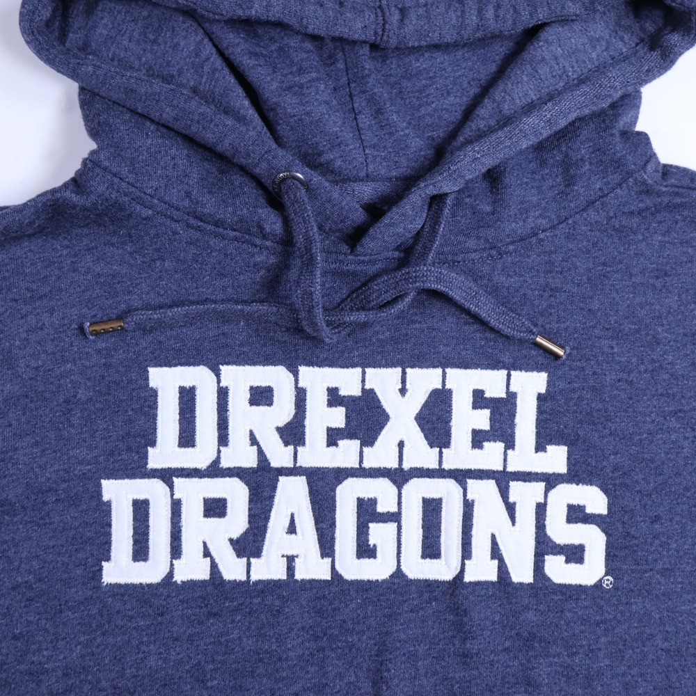 League Drexel Dragons Hoodie Navy Blue Heather Sweatshirt Medium - Picture 1 of 10